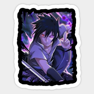 SASUKE UCHIHA MERCH VTG Sticker